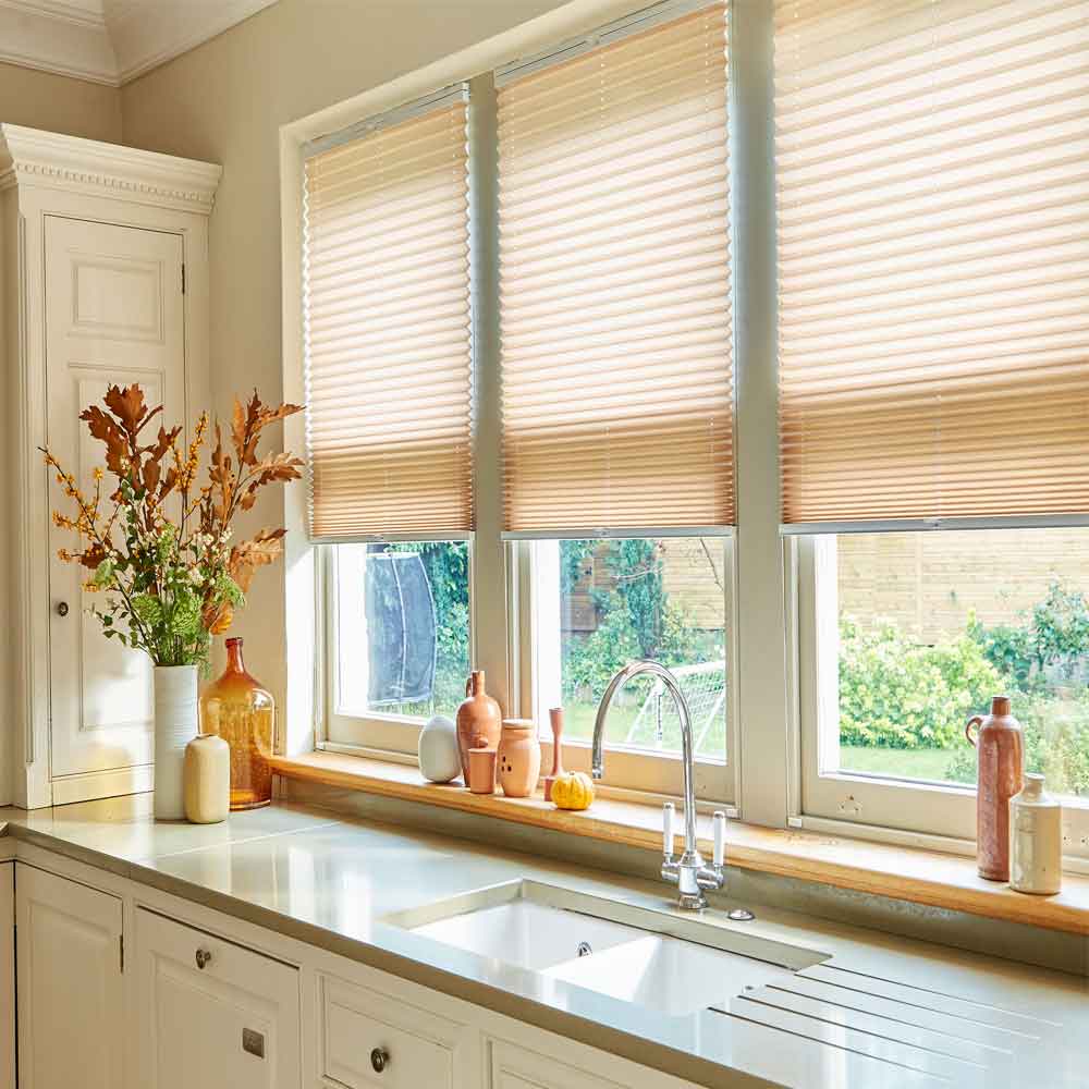 Pleated blinds in Crawley